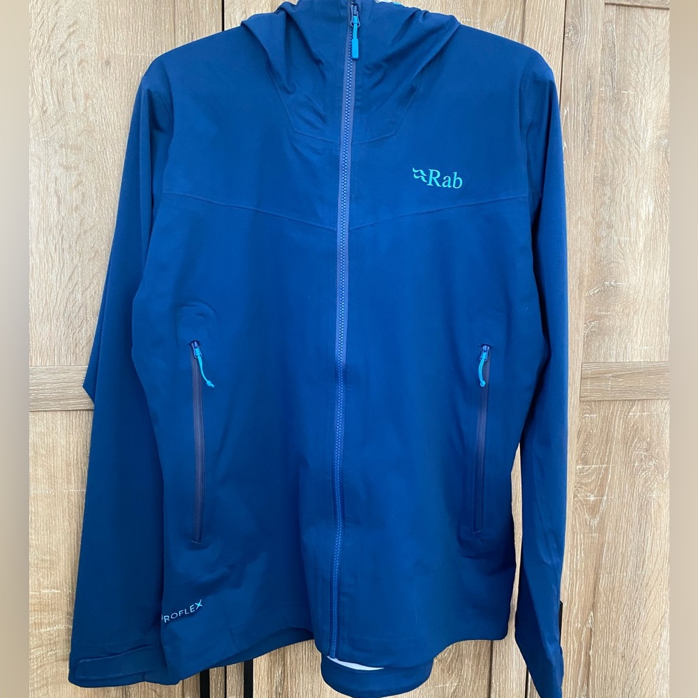 Rab Blue softshell Hooded Jacket